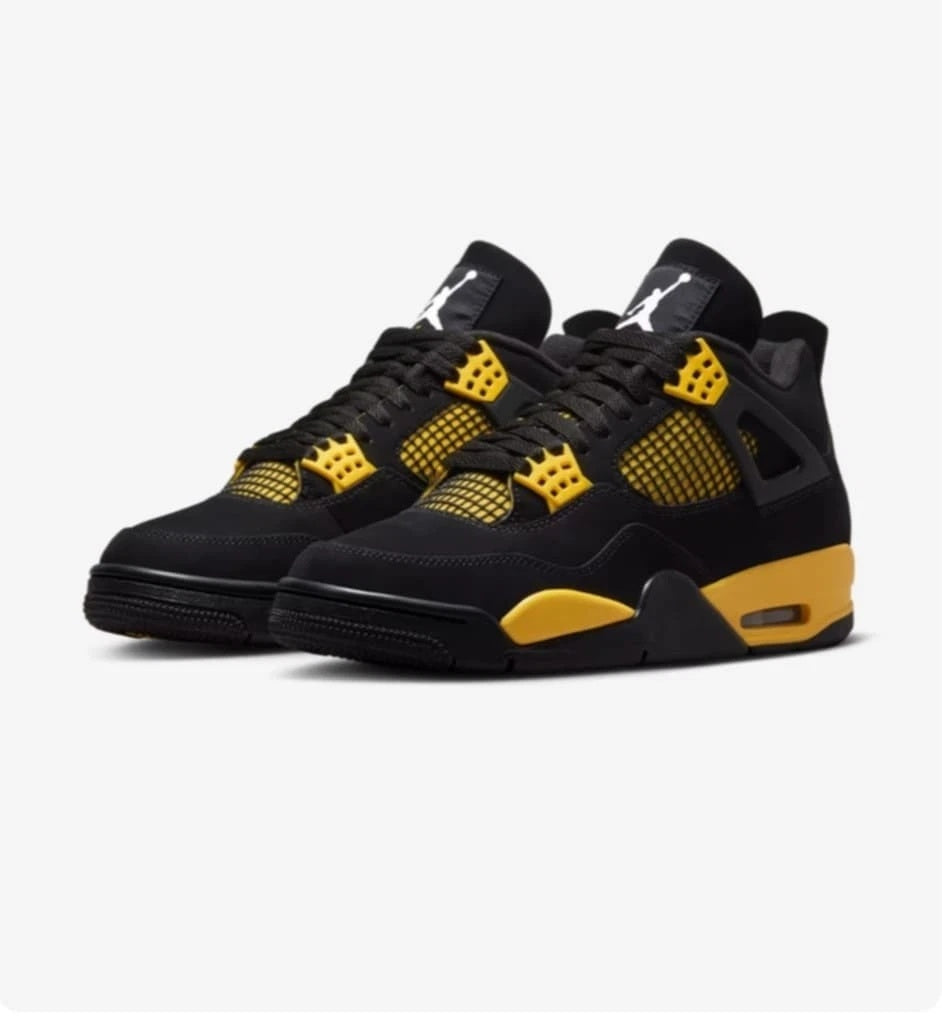 Nike Air Jordan 4 Retro LS Thunder Black Yellow | DH6927-017